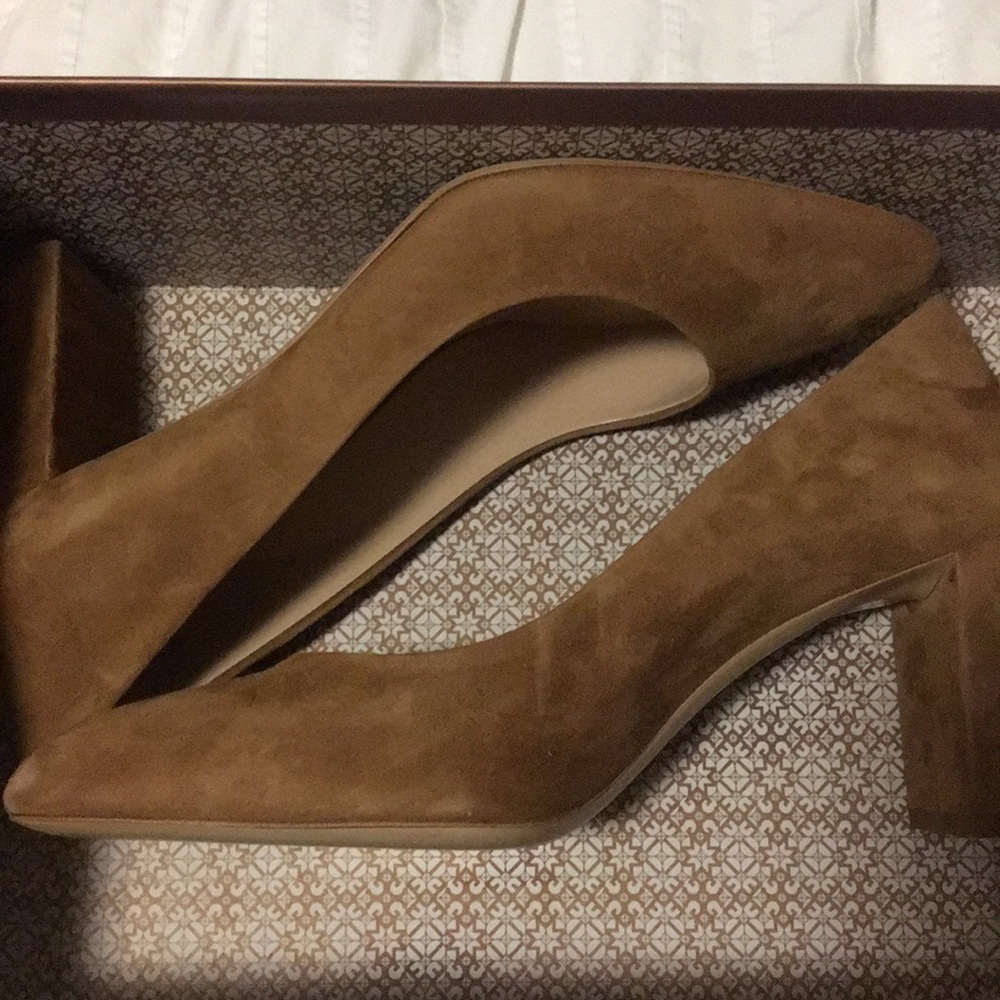 M. GEMI Lustro 70mm suede heel - Never worn!